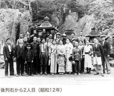 後列右から2人目(昭和12年)