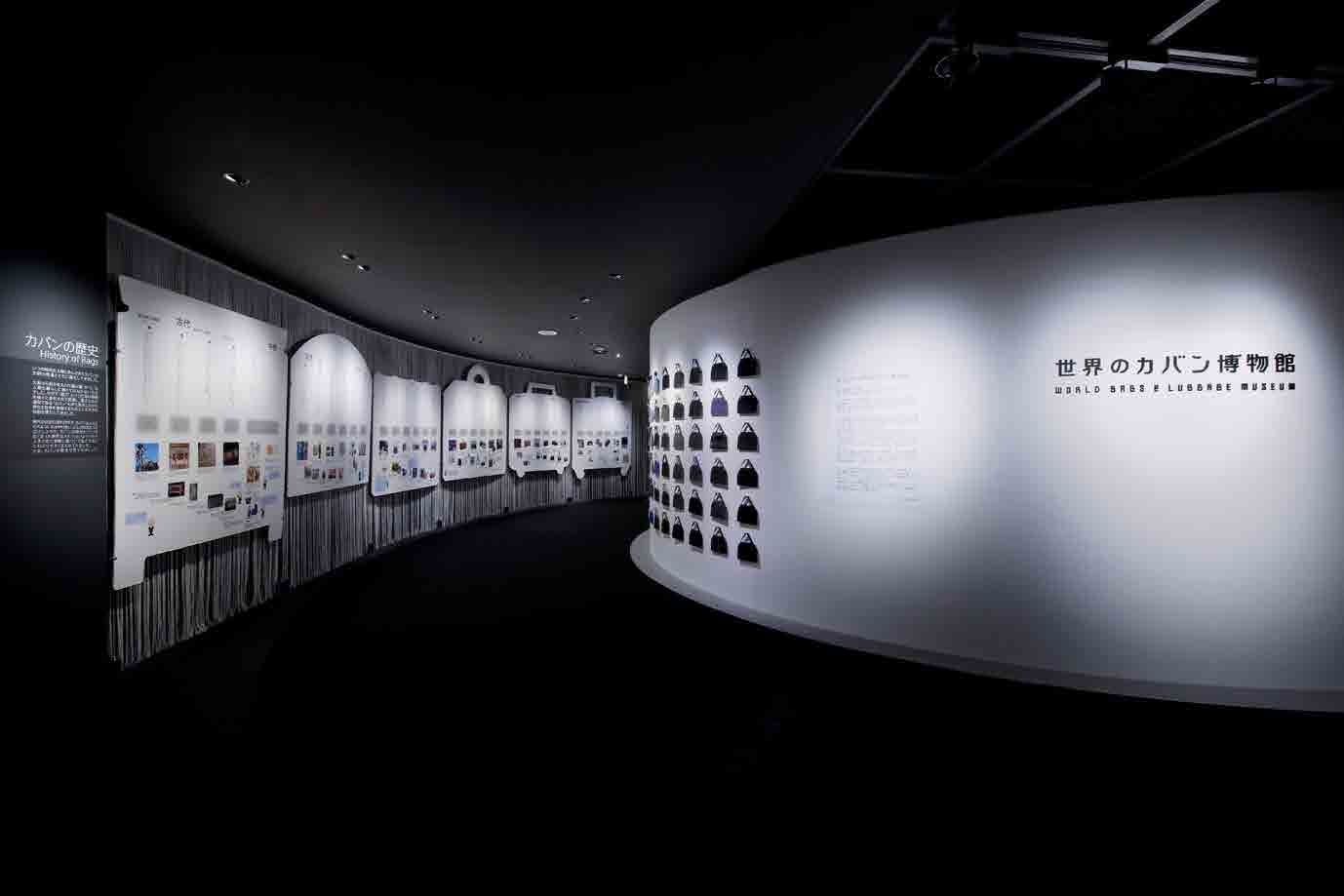 世界のカバン博物館 展示風景